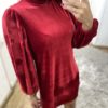 Vestido Veludo curto